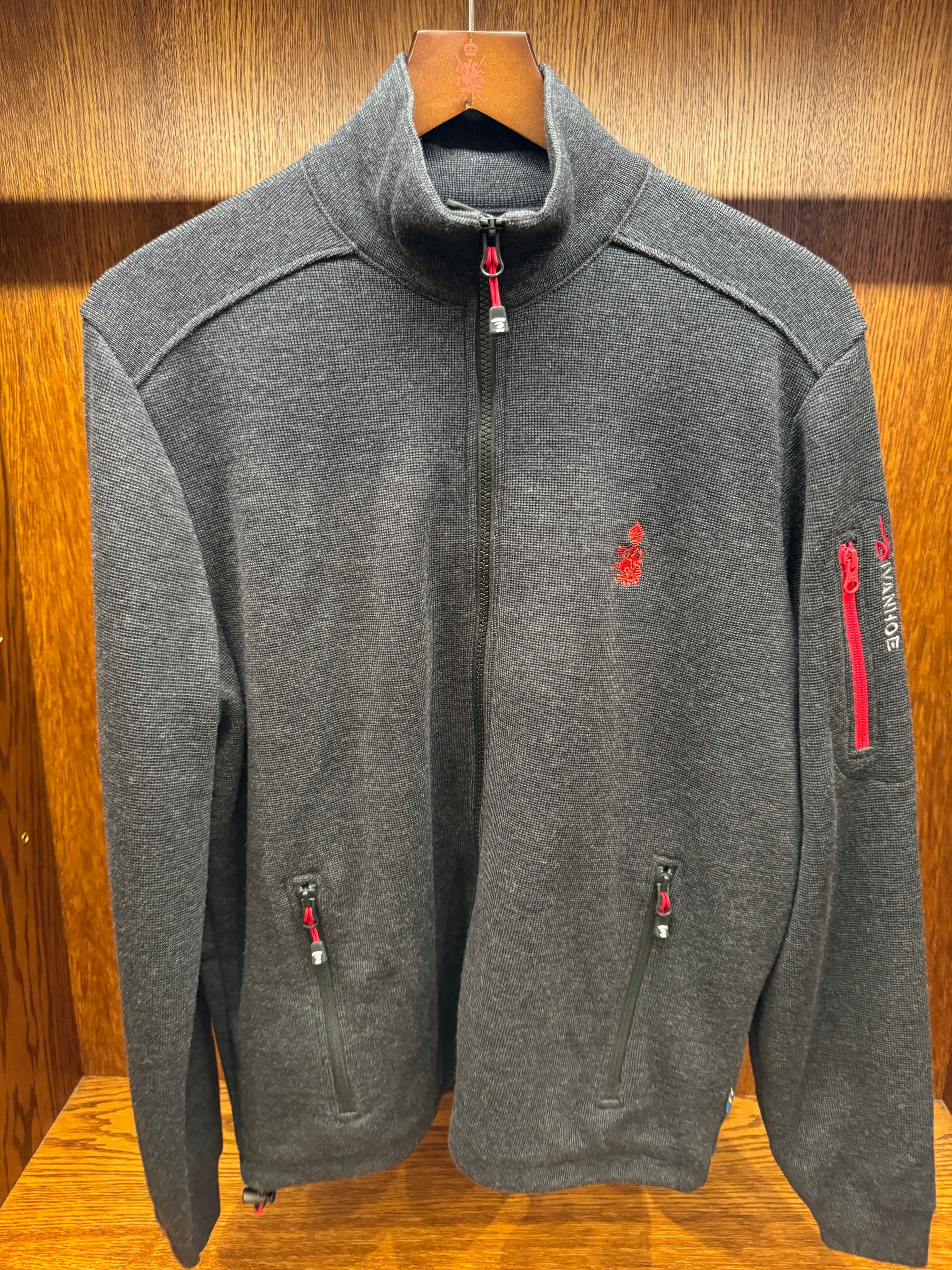 IVANHOE HADAR FULL ZIP GREY